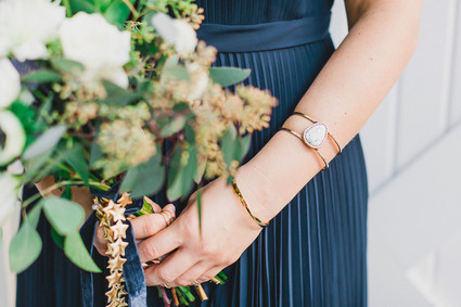 Navy bridesmaid dress