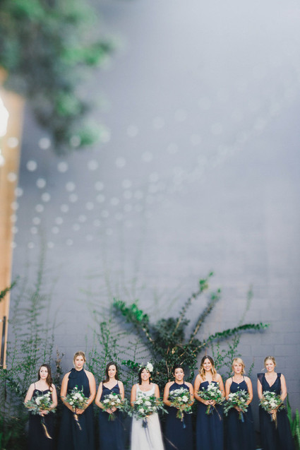 Navy bridesmaid dress