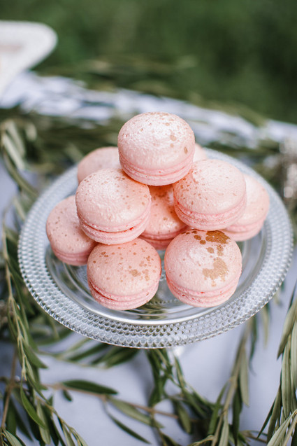 pink macarons