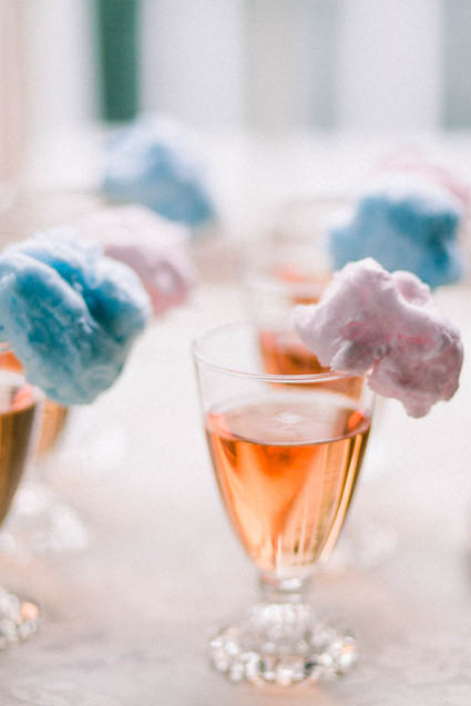 Cotton candy cocktail