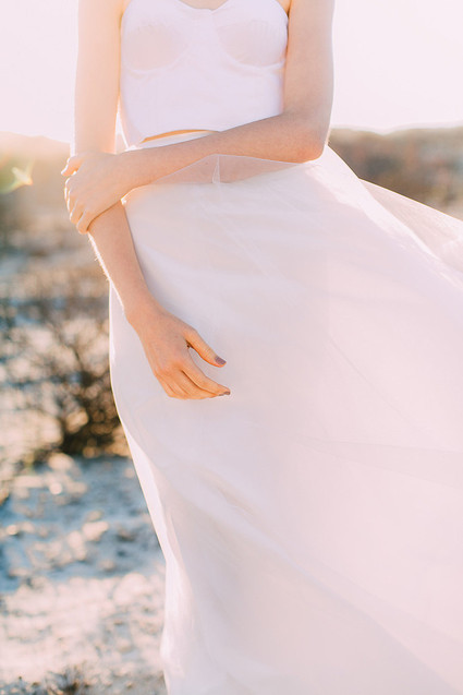 Modern wedding dress