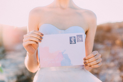 Rose quartz and serenity wedding inspiration
