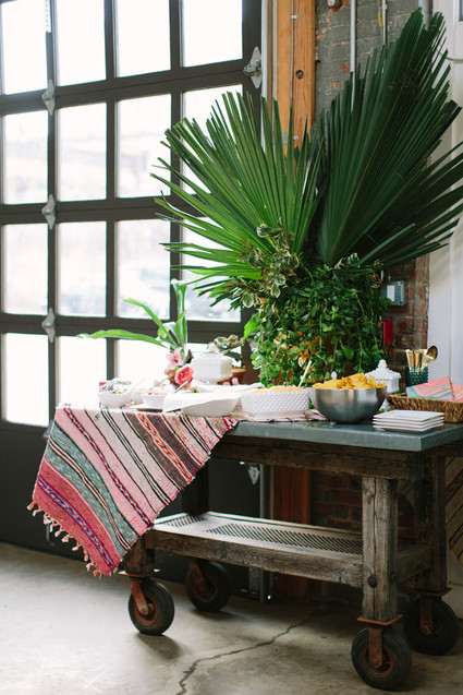 California boho chic baby shower