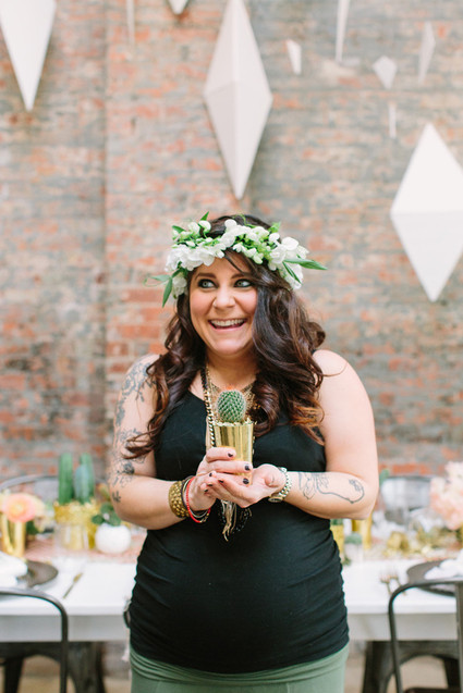 California boho chic baby shower