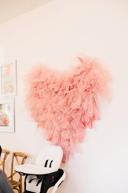 ruffle heart decoration