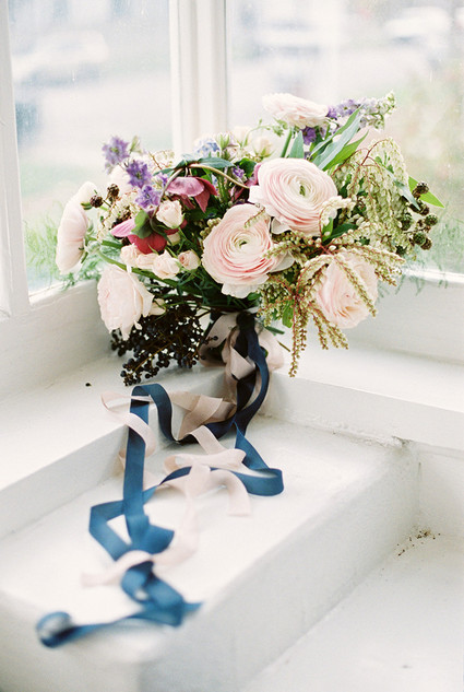 Spring bridal bouquet