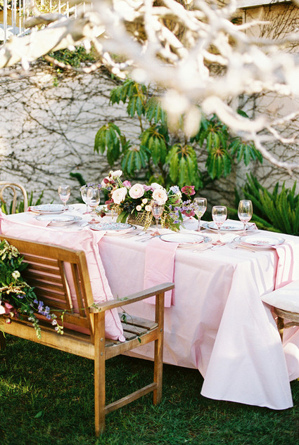 Garden tea party wedding