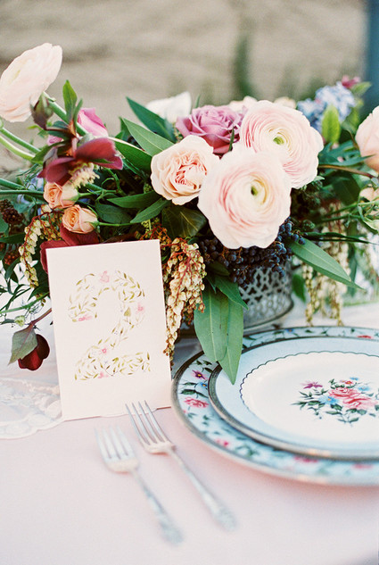 Garden tea party wedding inspiration
