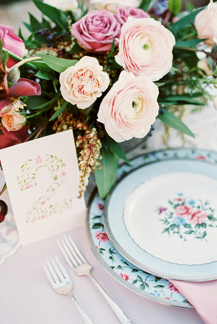 Garden tea party wedding inspiration