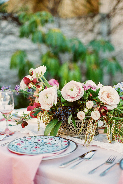 Garden tea party wedding inspiration