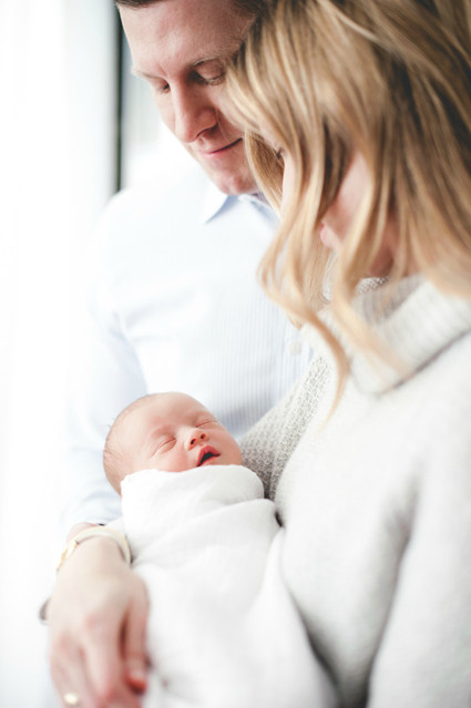 elegant newborn photos