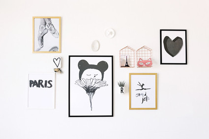 modern copper girls room