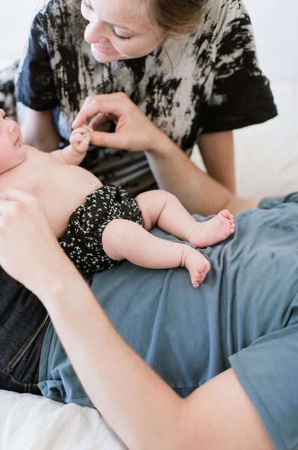 6 week baby portraits