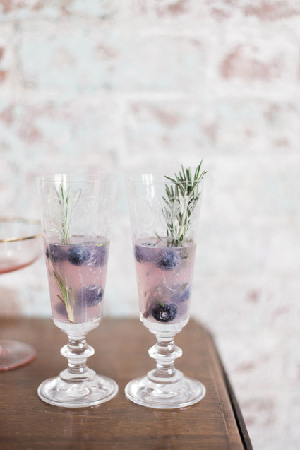 Blueberry cocktail