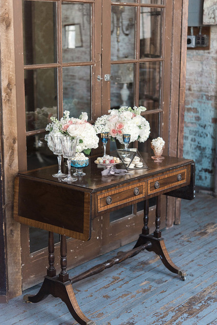 Vintage blue wedding inspiration Inspiration