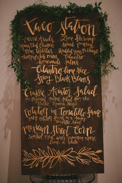 Taco station signage