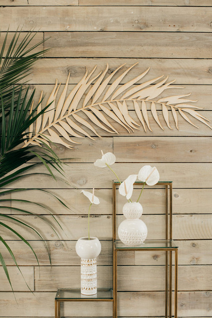 Tropical party decor