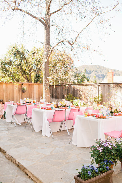 Tropical bridal shower