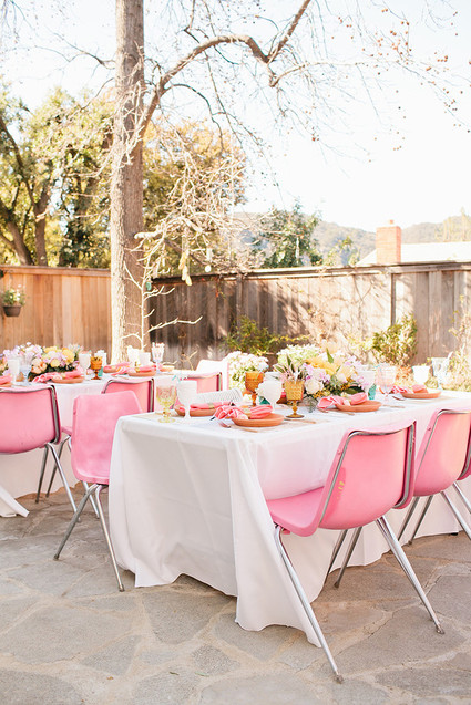 Tropical bridal shower