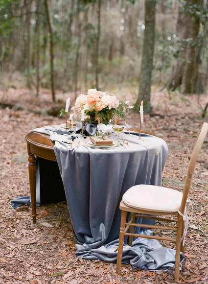 Vintage spring tablescape