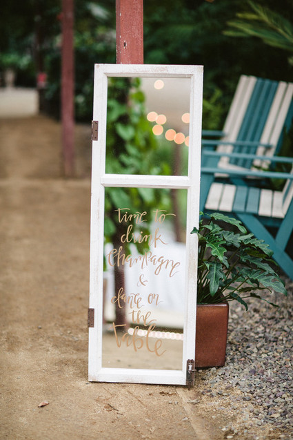 Wedding signage