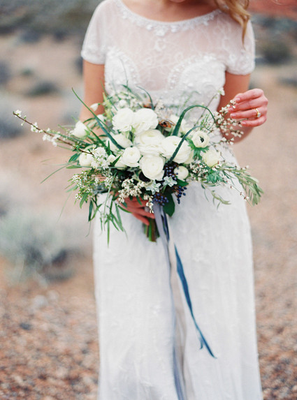 Desert and indigo wedding inspiration Inspiration