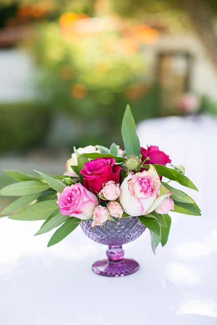 Tropical Palm Springs wedding