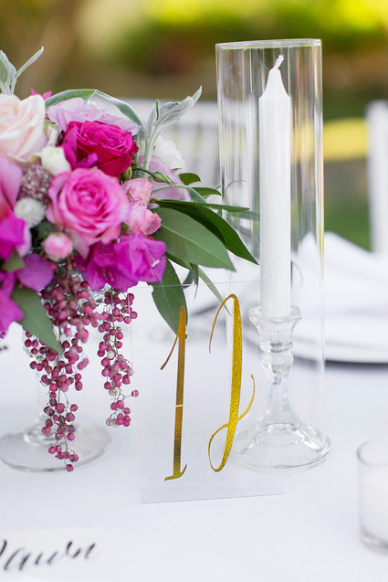 Tropical Palm Springs wedding