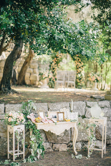 Intimate European garden wedding