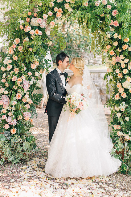 Intimate European garden wedding