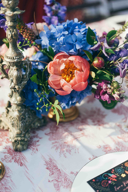 Colorful eclectic Italian wedding
