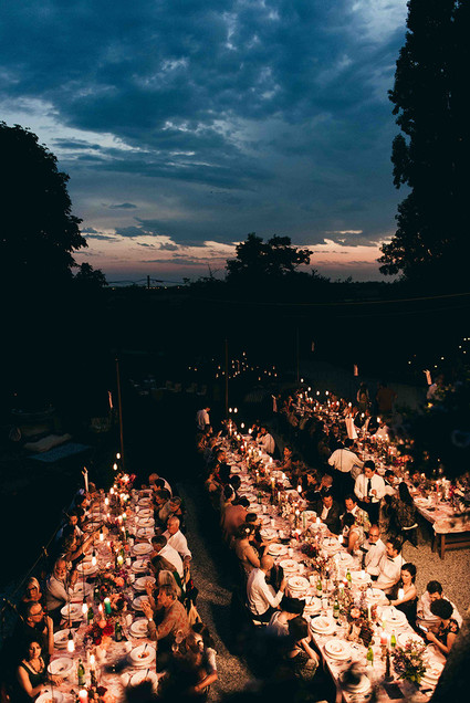 Colorful eclectic Italian wedding