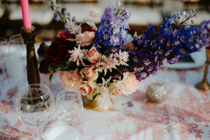Colorful eclectic Italian wedding