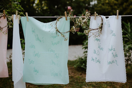 Colorful eclectic Italian wedding