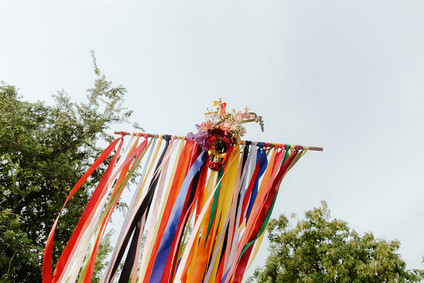 Colorful eclectic Italian wedding