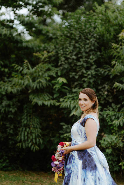 Colorful eclectic Italian wedding