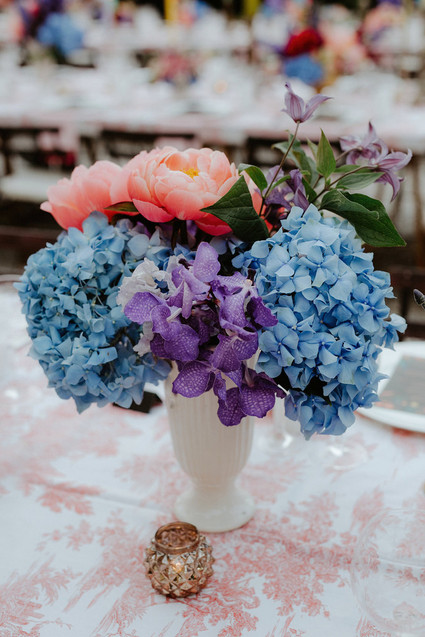 Colorful eclectic Italian wedding