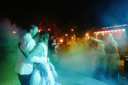 Colorful eclectic Italian wedding