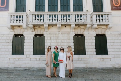 Colorful eclectic Italian wedding