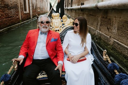 Colorful eclectic Italian wedding