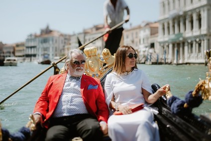 Colorful eclectic Italian wedding