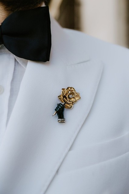 Colorful eclectic Italian wedding