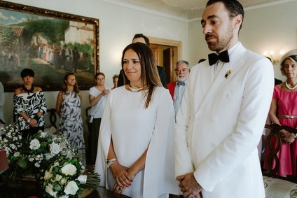 Colorful eclectic Italian wedding