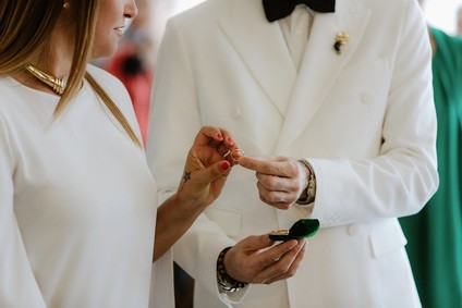 Colorful eclectic Italian wedding