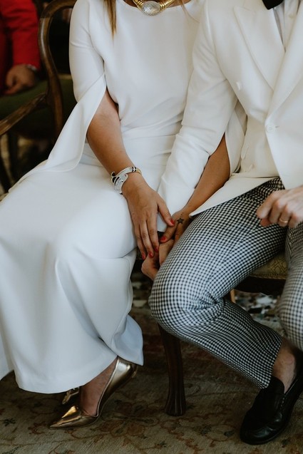 Colorful eclectic Italian wedding