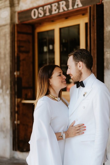 Colorful eclectic Italian wedding