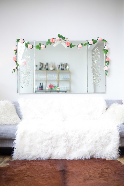 Elegant pink 1st birthday party