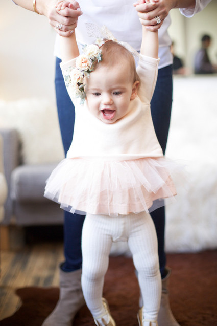 Elegant pink 1st birthday party