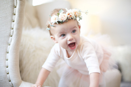 Elegant pink 1st birthday party