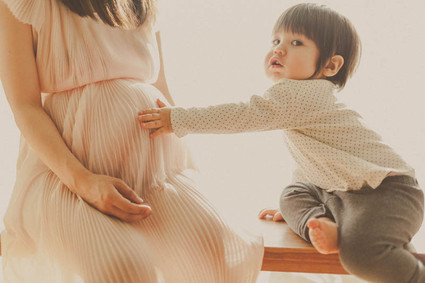 mother son vintage style maternity photos